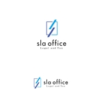 atomgra (atomgra)さんの清水法律会計事務所の「sla office」のロゴへの提案