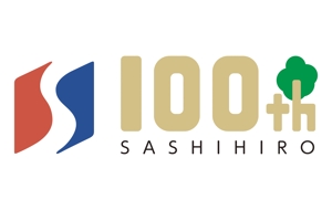k-e-yさんの「SASHIHIRO　100th」のロゴ作成への提案
