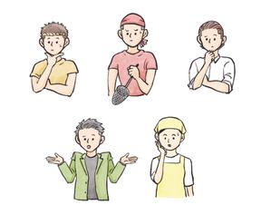 tanicosuke (tanicosuke)さんの弊社ホームページ内で使用する　人物のイラストへの提案