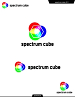 queuecat (queuecat)さんのアクセサリーショップサイト「spectrum cube」のロゴへの提案