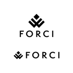 BUTTER GRAPHICS (tsukasa110)さんのファッション雑貨の新ブランド「FORCI」のロゴ製作への提案