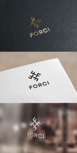 mogu ai (moguai)さんのファッション雑貨の新ブランド「FORCI」のロゴ製作への提案