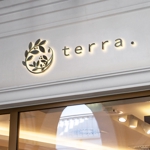 kurumi82 (kurumi82)さんの美容商材（クリーム・石鹸など）「terra.」のロゴへの提案