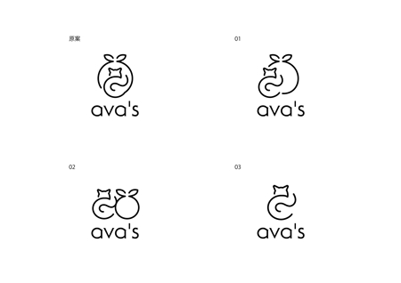 ainogin (ainogin)さんのキッズアパレル「ava's」のロゴ作成依頼への提案