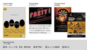 sherry88991さんのダーツ＆シューティングバー「Diamond Bar」のチラシデザインへの提案