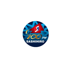 sazuki (sazuki)さんの「SASHIHIRO　100th」のロゴ作成への提案