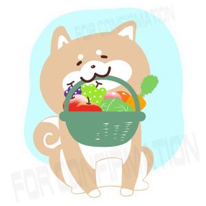 naru (naruz design) (narunell)さんのパッケージイラスト予定の犬のイラストへの提案