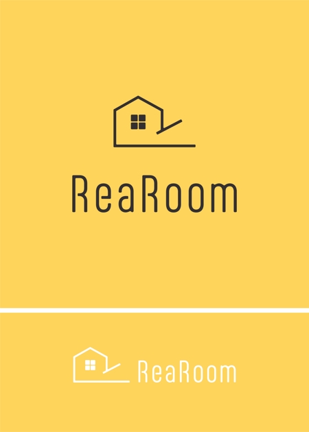 five_design (takefive_paper)さんのお部屋を紹介する　お部屋探しのサイト名　【ReaRoom】リアルームのロゴへの提案