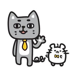 フジイチ (konpei10)さんの電子出版社のキャラクター（ネコ＆ハムスター）への提案