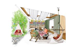 てがきや (tegakiya)さんの住宅イラスト制作依頼です。への提案