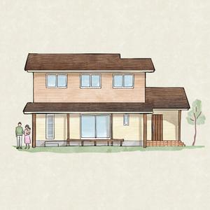 こだま たまこ (tamacodama)さんの住宅イラスト制作依頼です。への提案