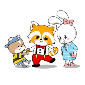 HARURU (HARURU)さんの動物のキャラクターイラスト（アライグマ、ウサギ、ハムスター）への提案