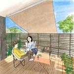 イキウサ (ikiusa)さんの住宅イラスト制作依頼です。への提案