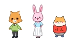 野々宮らぷあ (nonomiyarpa)さんの動物のキャラクターイラスト（アライグマ、ウサギ、ハムスター）への提案