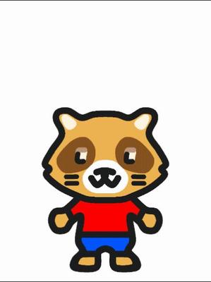 レピドプテラ (sgk0ndr)さんの動物のキャラクターイラスト（アライグマ、ウサギ、ハムスター）への提案