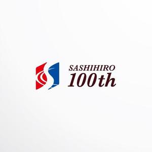 さんの「SASHIHIRO　100th」のロゴ作成への提案