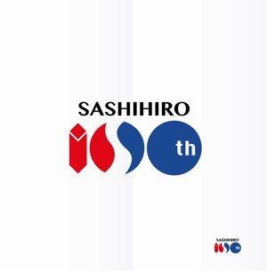 poorman (poorman)さんの「SASHIHIRO　100th」のロゴ作成への提案