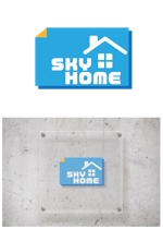 Minebou (Minebou)さんの住宅を扱う会社　「skyhome」のロゴへの提案