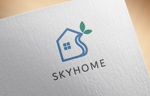 カカリキ (Pounamu)さんの住宅を扱う会社　「skyhome」のロゴへの提案