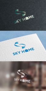 mogu ai (moguai)さんの住宅を扱う会社　「skyhome」のロゴへの提案
