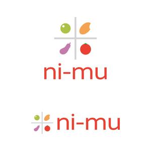 tsujimo (tsujimo)さんの米粉や野菜を使った焼き菓子販売『ni-mu』のロゴへの提案