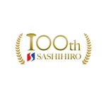 giallorossoさんの「SASHIHIRO　100th」のロゴ作成への提案