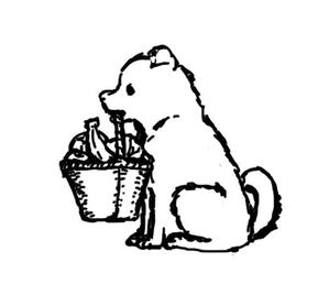 Cyanoさんのパッケージイラスト予定の犬のイラストへの提案
