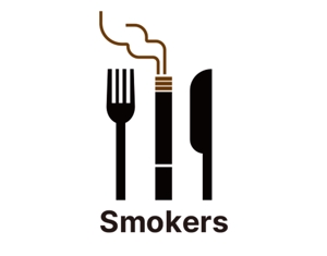 tora (tora_09)さんの飲食店で喫煙できる場所がわかるアプリ「Smokers」のロゴのお願いへの提案