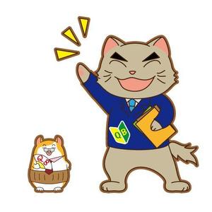 みゃーぎ (mya-gi)さんの電子出版社のキャラクター（ネコ＆ハムスター）への提案