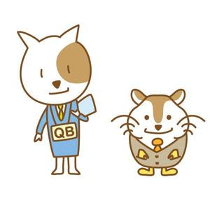 さんの電子出版社のキャラクター（ネコ＆ハムスター）への提案