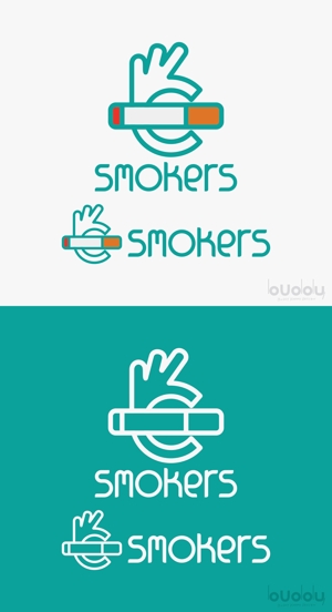 buddy knows design (kndworking_2016)さんの飲食店で喫煙できる場所がわかるアプリ「Smokers」のロゴのお願いへの提案