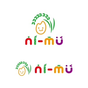 otanda (otanda)さんの米粉や野菜を使った焼き菓子販売『ni-mu』のロゴへの提案