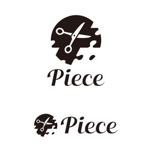 tsujimo (tsujimo)さんのカット専門店『Piece』のロゴ作成をお願いします。への提案