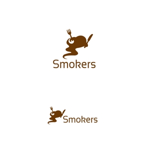 atomgra (atomgra)さんの飲食店で喫煙できる場所がわかるアプリ「Smokers」のロゴのお願いへの提案
