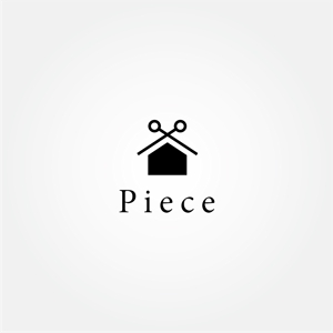 tanaka10 (tanaka10)さんのカット専門店『Piece』のロゴ作成をお願いします。への提案