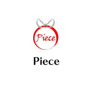 じゅん (nishijun)さんのカット専門店『Piece』のロゴ作成をお願いします。への提案