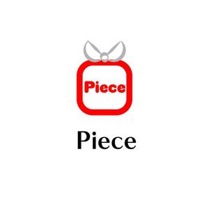 じゅん (nishijun)さんのカット専門店『Piece』のロゴ作成をお願いします。への提案