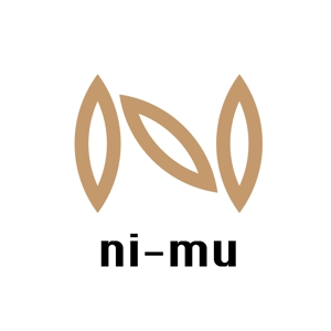 ハピネス (happyhills)さんの米粉や野菜を使った焼き菓子販売『ni-mu』のロゴへの提案