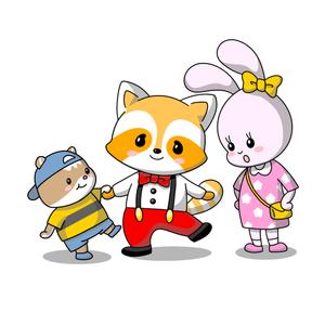 HARURU (HARURU)さんの動物のキャラクターイラスト（アライグマ、ウサギ、ハムスター）への提案
