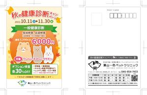 あやか (ayakan)さんの動物病院の秋の健康診断キャンペーンDMの作成依頼への提案