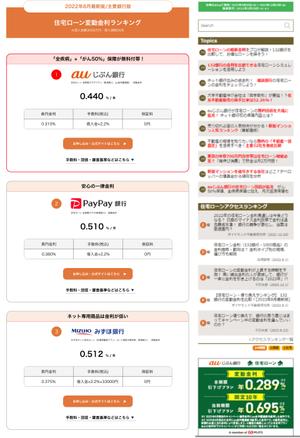 ako_web (ako_web)さんの不動産サイトランキングページのデザイン改修案募集への提案