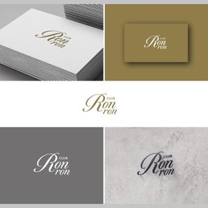 SSH Design (s-s-h)さんの高級クラブ「RONRON」の店ロゴへの提案