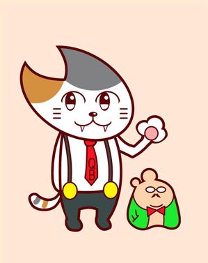 ikekuroさんの電子出版社のキャラクター（ネコ＆ハムスター）への提案