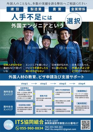 parking (parking)さんの外国人エンジニア　を求めている人へのチラシ作成への提案