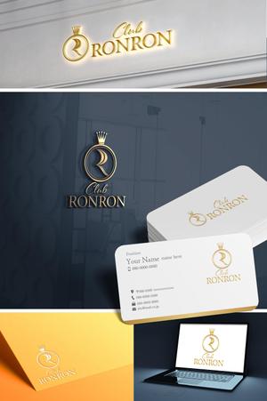 HOSHI (hoshi-1)さんの高級クラブ「RONRON」の店ロゴへの提案