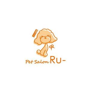 耶耶 (yuki_tk_s)さんのペットサロン「Ru-」のロゴへの提案