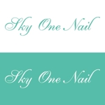 perles de verre (perles_de_verre)さんの新規Openのネイルサロン「SKY ONE NAIL」のロゴ作成をお願いします。への提案