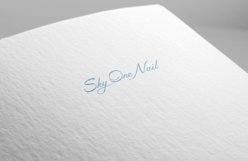 新規Openのネイルサロン「SKY ONE NAIL」のロゴ作成をお願いします。
