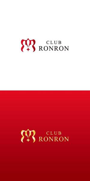 ヘッドディップ (headdip7)さんの高級クラブ「RONRON」の店ロゴへの提案