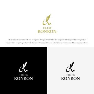 KT (KANJI01)さんの高級クラブ「RONRON」の店ロゴへの提案